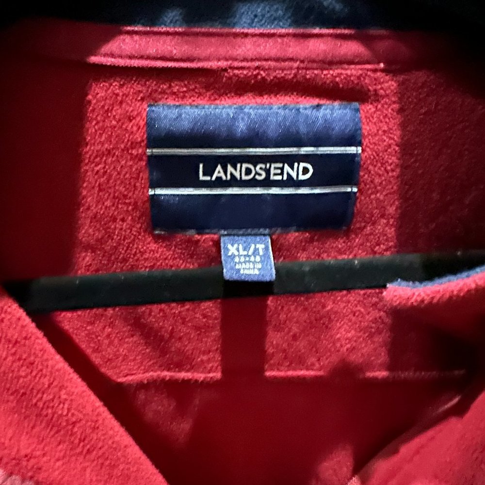 Land's End Light Fleece Pullover (Quarter-Zip) (XLT-Extra Large, Tall)